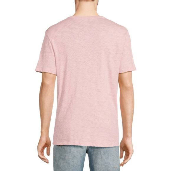 ATM Anthony Thomas Melillo Slub Crewneck Tee Mens Small Pink Short Sleeve Cotton - Picture 2 of 13
